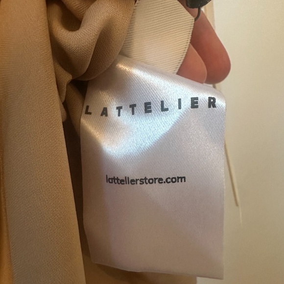 NWT - Lattelier Slip Cami Midi Dress, Colour Light Camel, Size XS - Picture 6 of 10